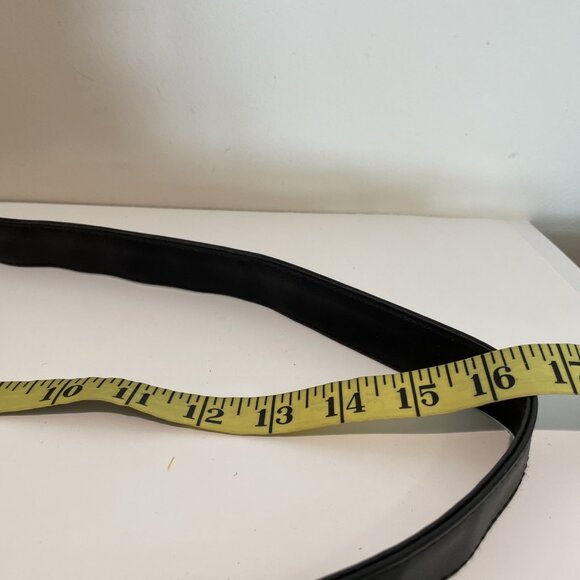 VTG Michael Stevens Leather Patchwork Shoulder Bag w/ Matching Makeup Bag NEW - Picture 12 of 16